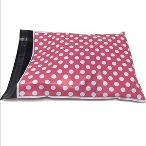 40 Polka dot Designer 6"x9" Poly Mailers